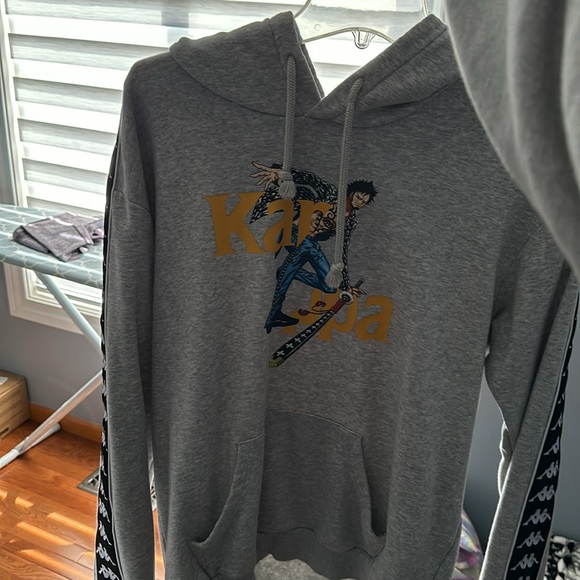 Kappa X One Piece Trafalgar Law Hoodie Large - Picture 2 of 2